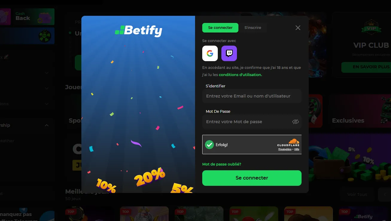 Betify Login : Se Connecter Pas à Pas — Betify connexion